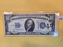 Series of 1934 Ten Dollar Silver Certificate