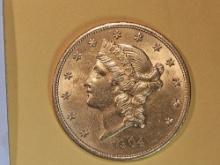GOLD! Brilliant AU-BU 1904 Liberty Head Gold Twenty Dollars