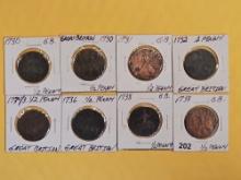 Eight great coins from Great Britain