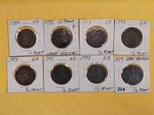 Eight great coins from Great Britain