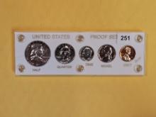 GEM Proof 1962 US Silver Proof Set