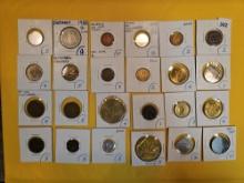 EXONUMIA! Twenty-four mixed tokens