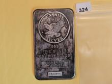 TEN Troy ounce .999 fine silver bar