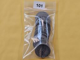 Bag of Twenty Washington Silver Quarters