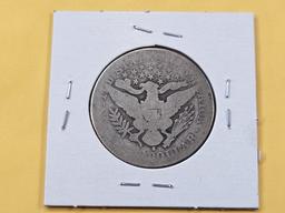 Semi-key 1893-S Barber Silver Half Dollar