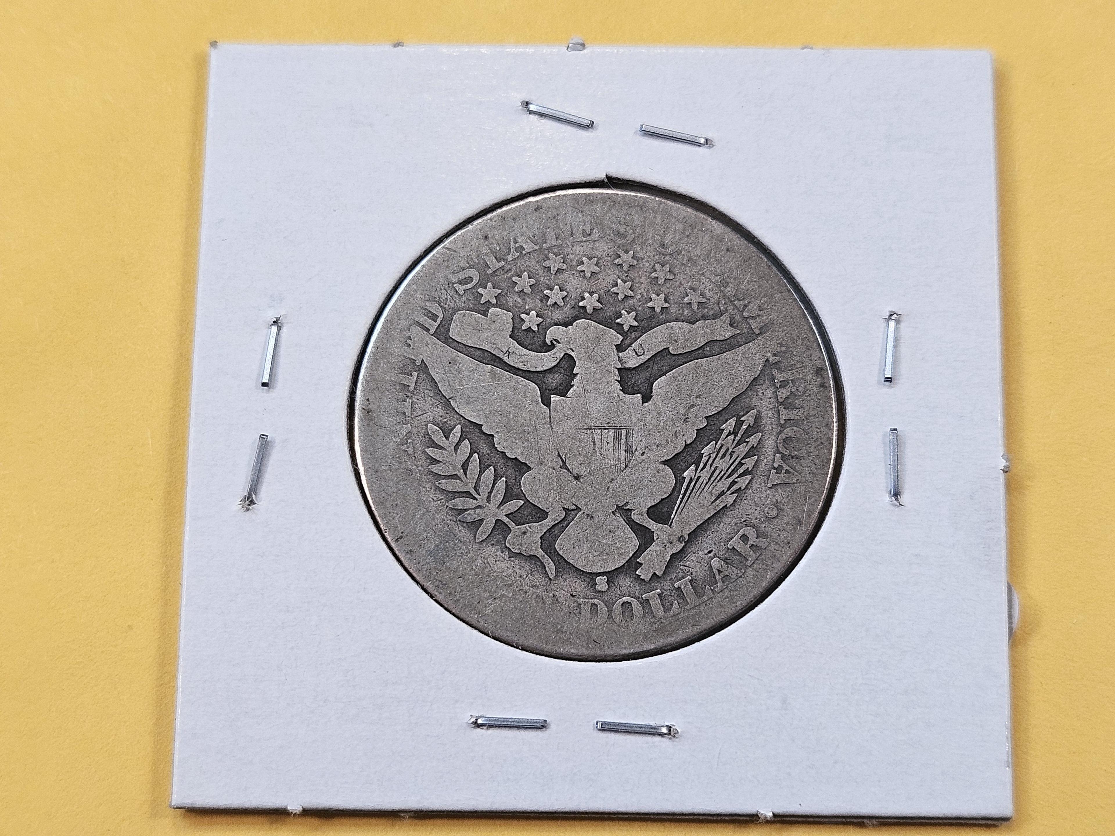 Semi-key 1893-S Barber Silver Half Dollar