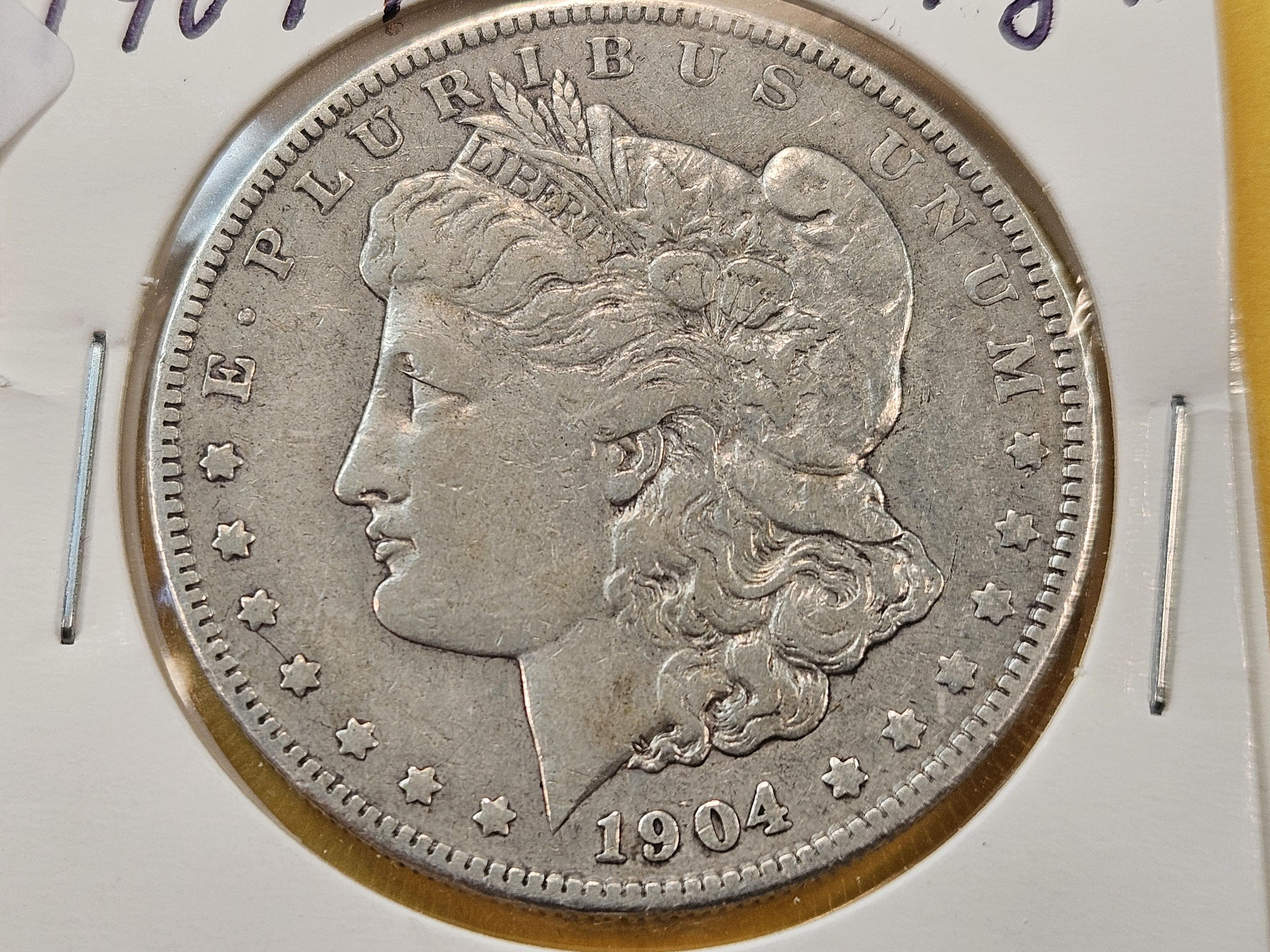 Two Morgan Silver Half Dollars