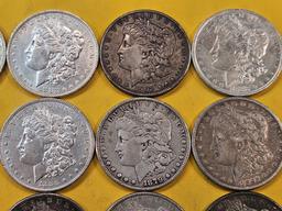 ** FULL ROLL ** Twenty Morgan Silver Dollars