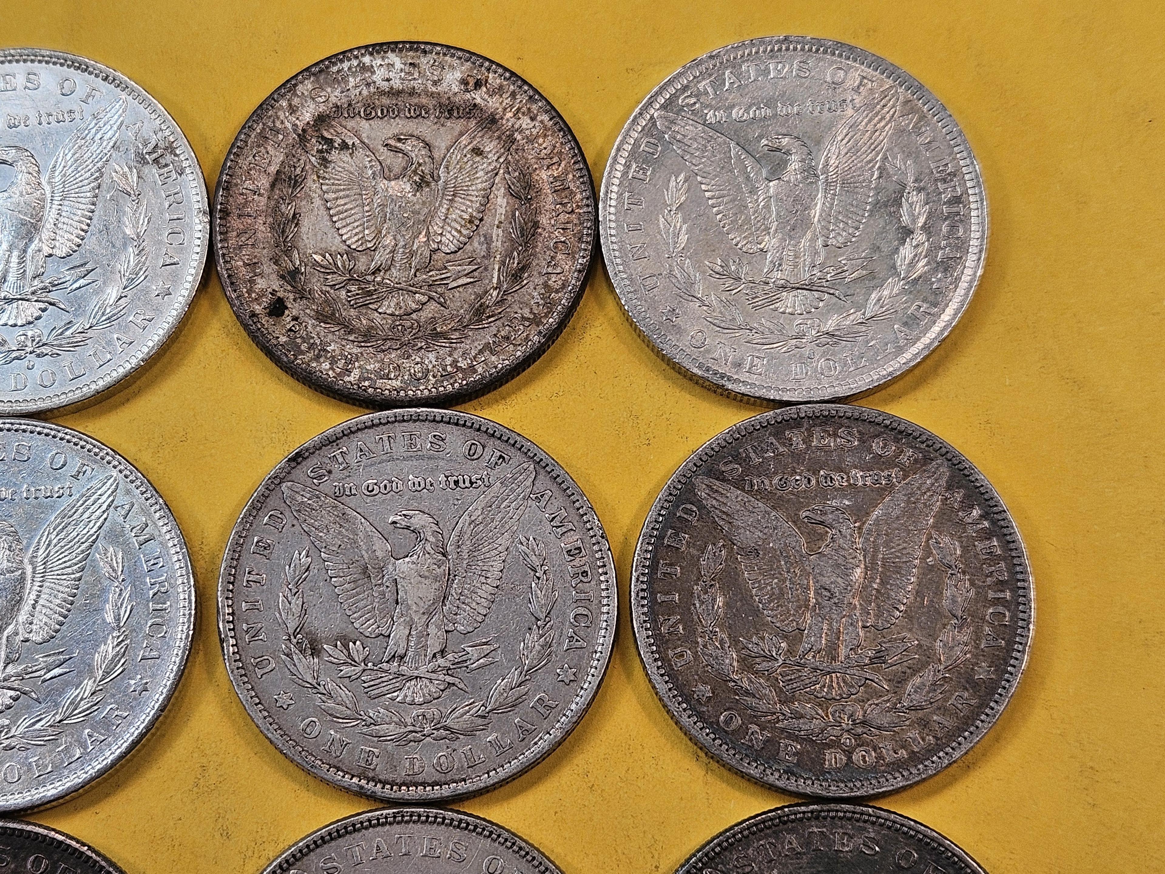 ** FULL ROLL ** Twenty Morgan Silver Dollars