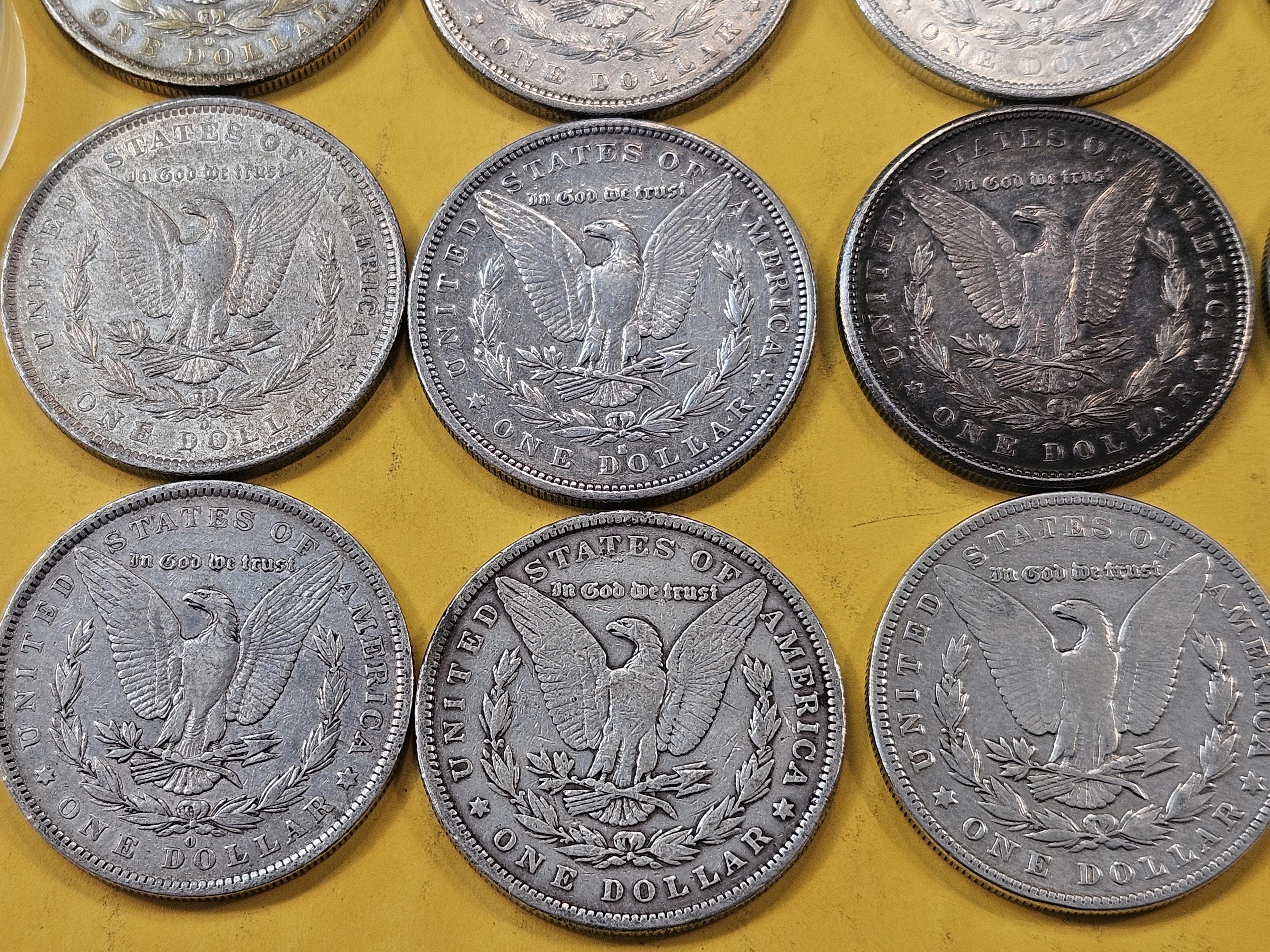** FULL ROLL ** Twenty Morgan Silver Dollars