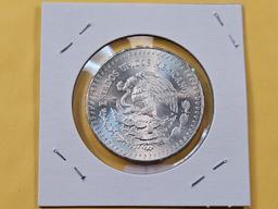 GEM Brilliant Uncirculated 1983 Mexico Silver Onza