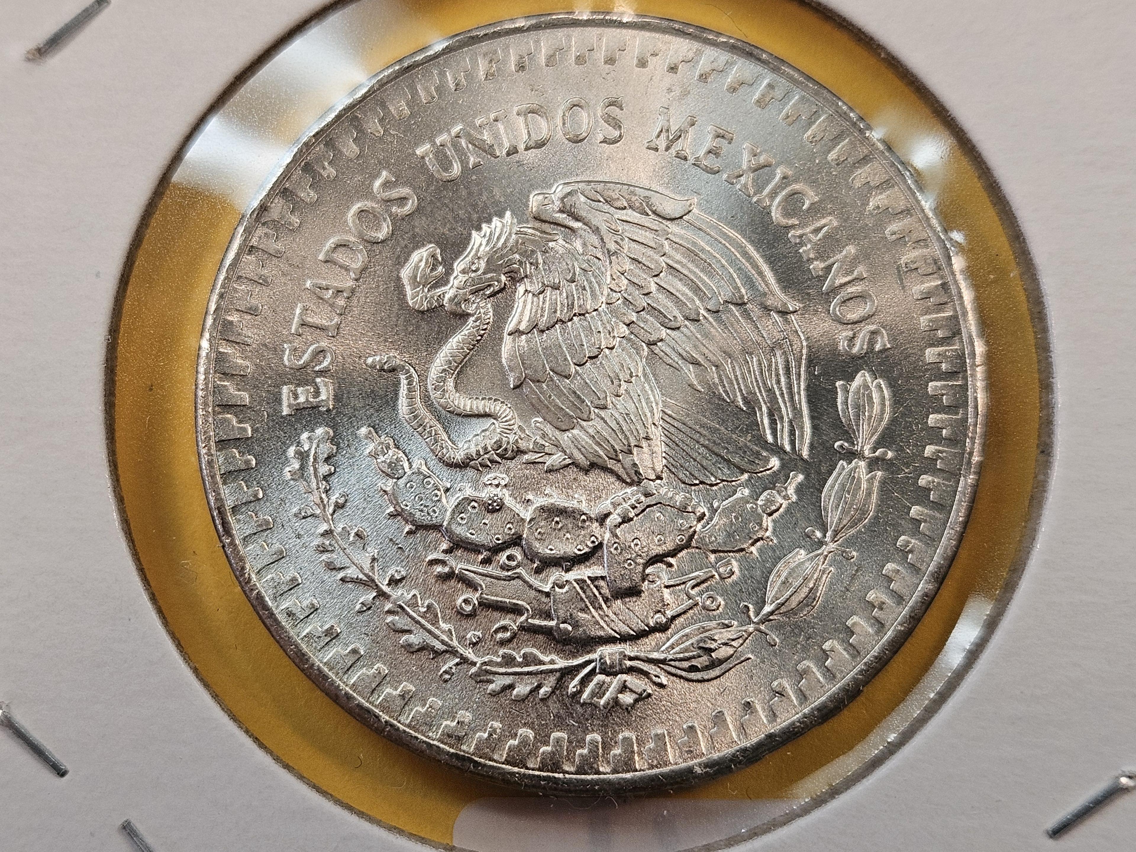 GEM Brilliant Uncirculated 1983 Mexico Silver Onza