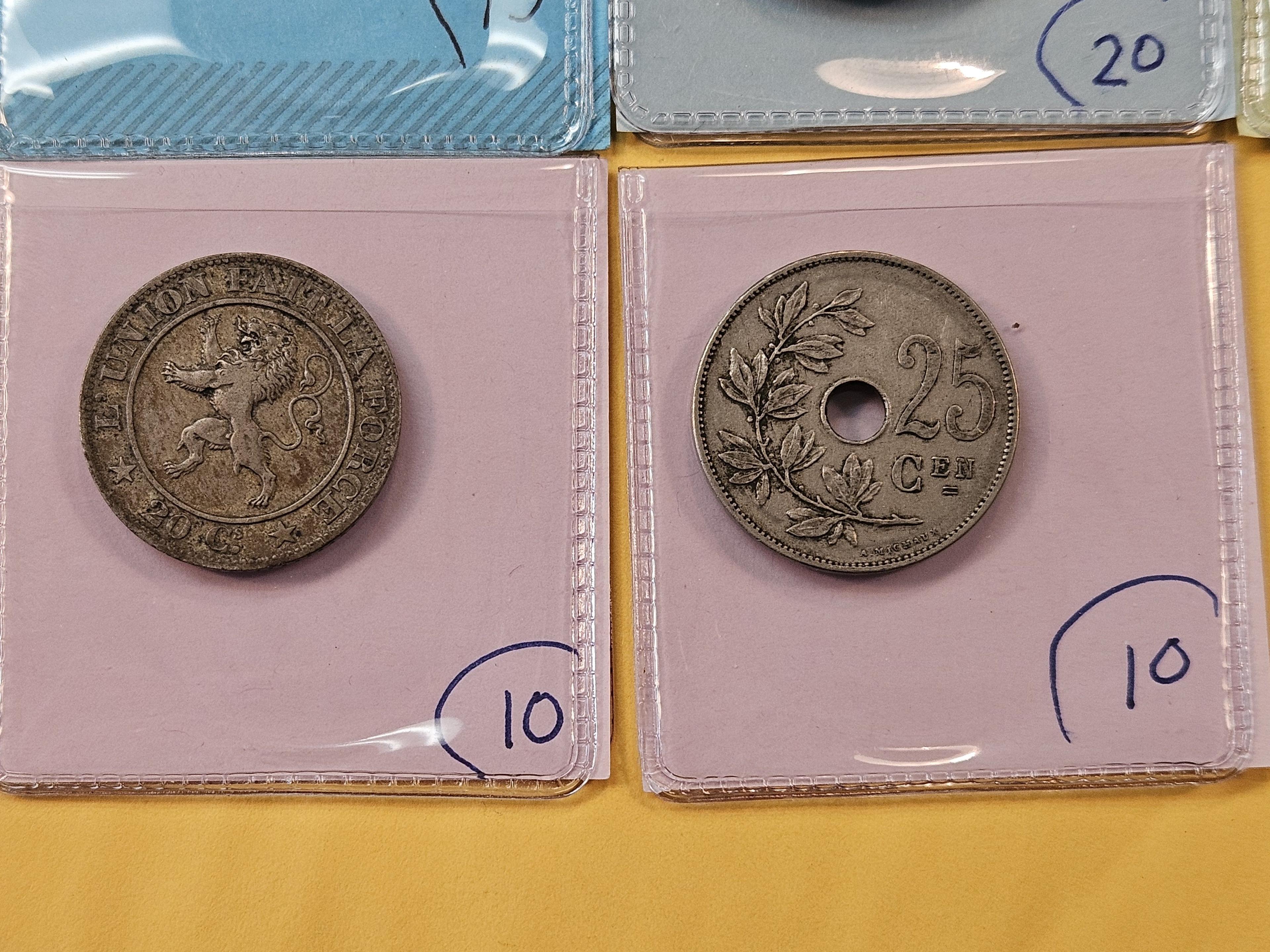 Ten Mixed World Coins