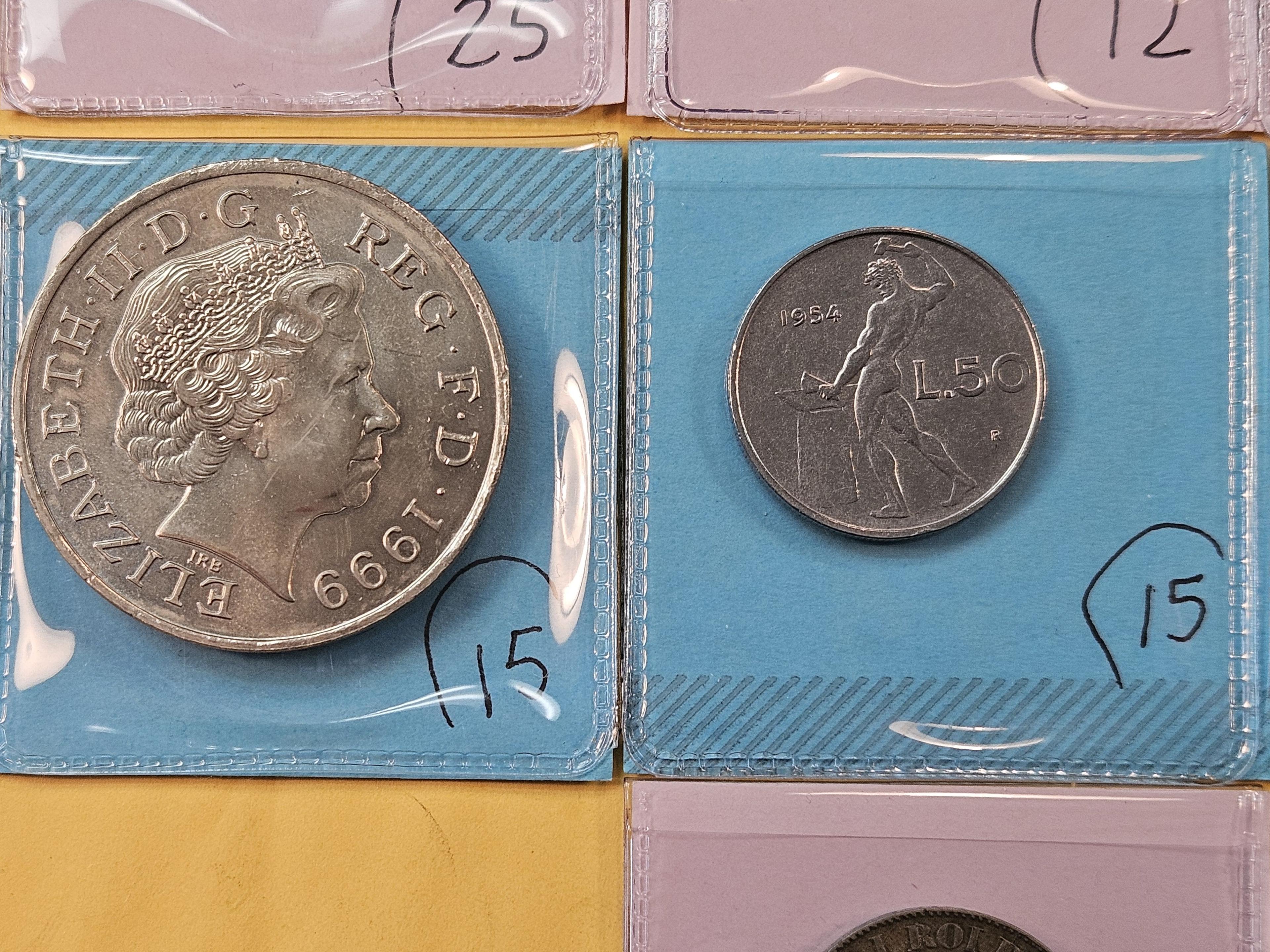Ten Mixed World Coins