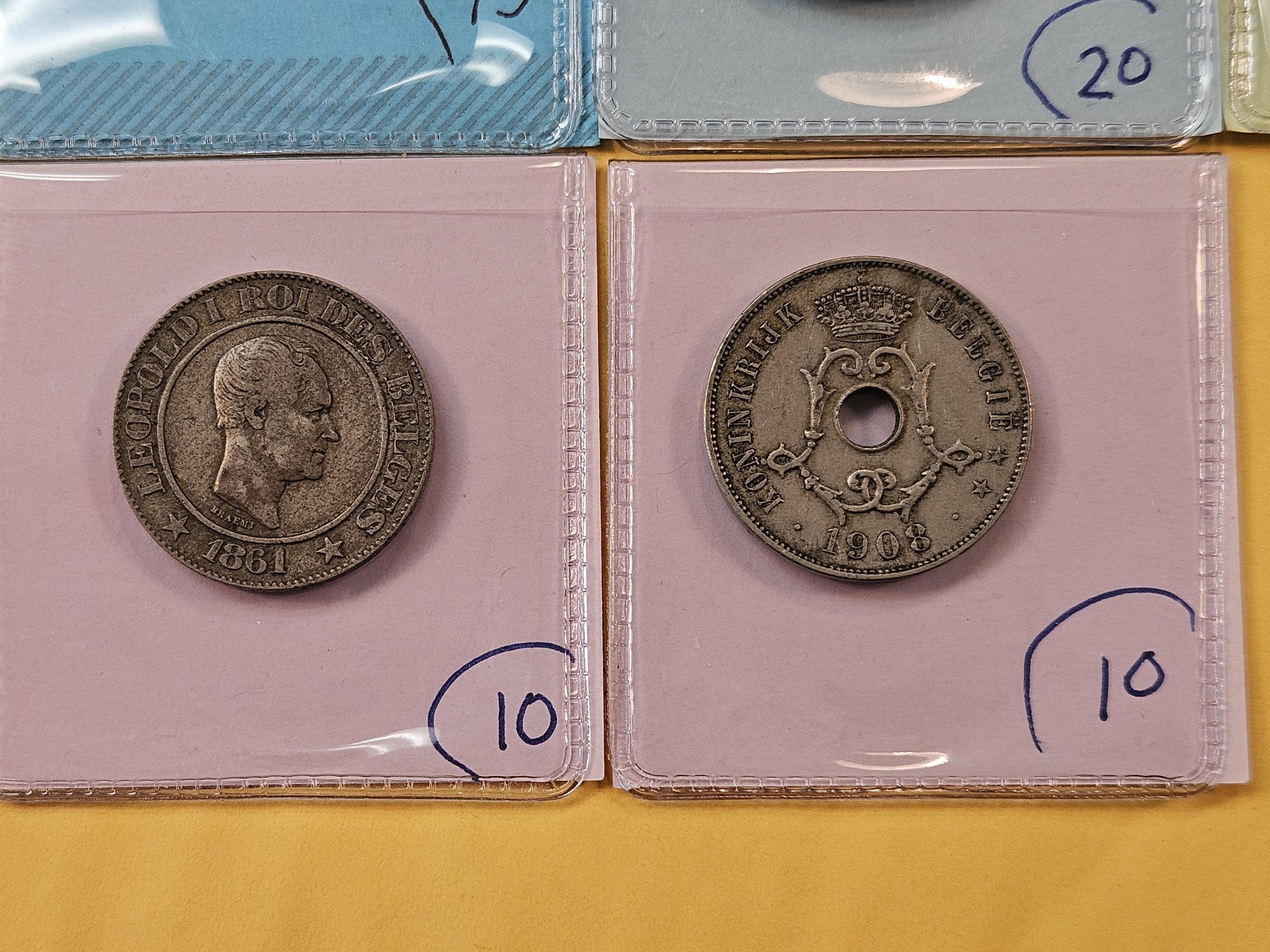 Ten Mixed World Coins