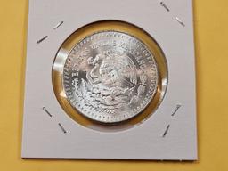 GEM Brilliant Uncirculated 1983 Mexico Silver Onza