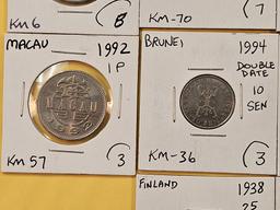 Ten Mixed World Coins