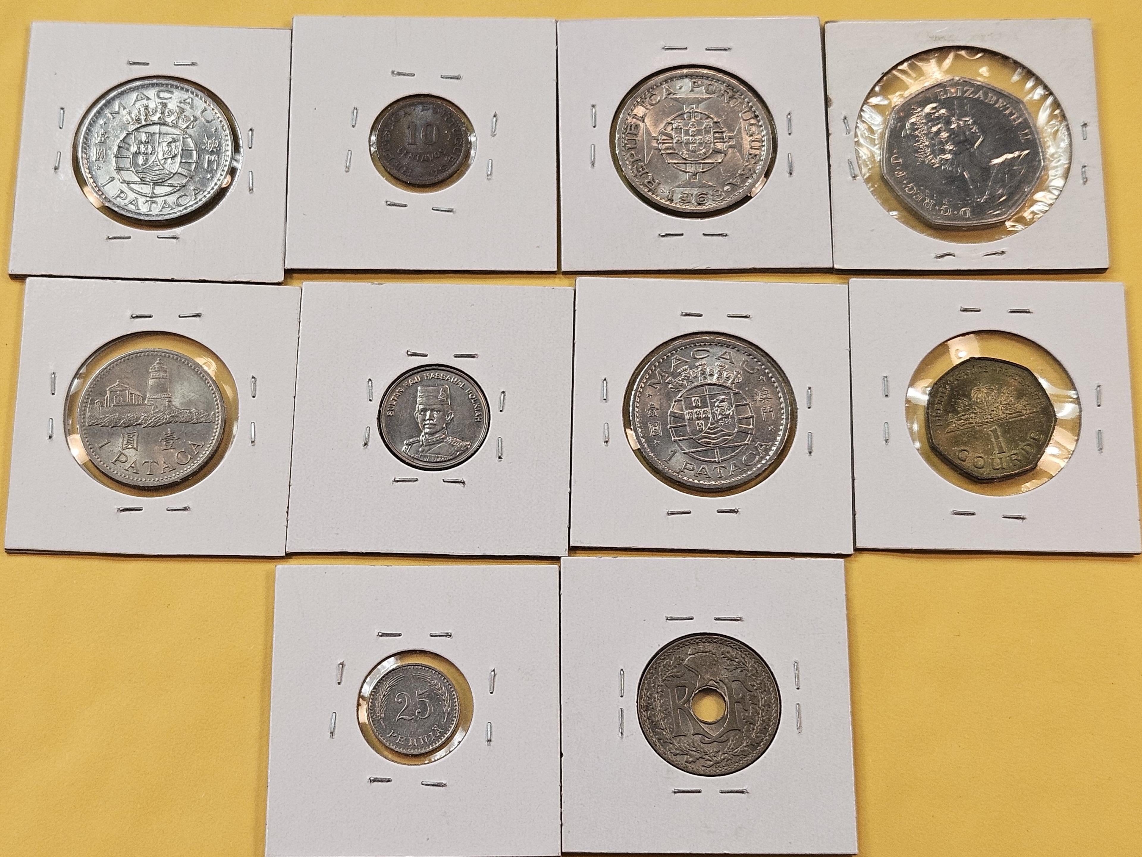 Ten Mixed World Coins
