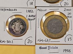 Ten Mixed World Coins