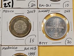 Ten Mixed World Coins