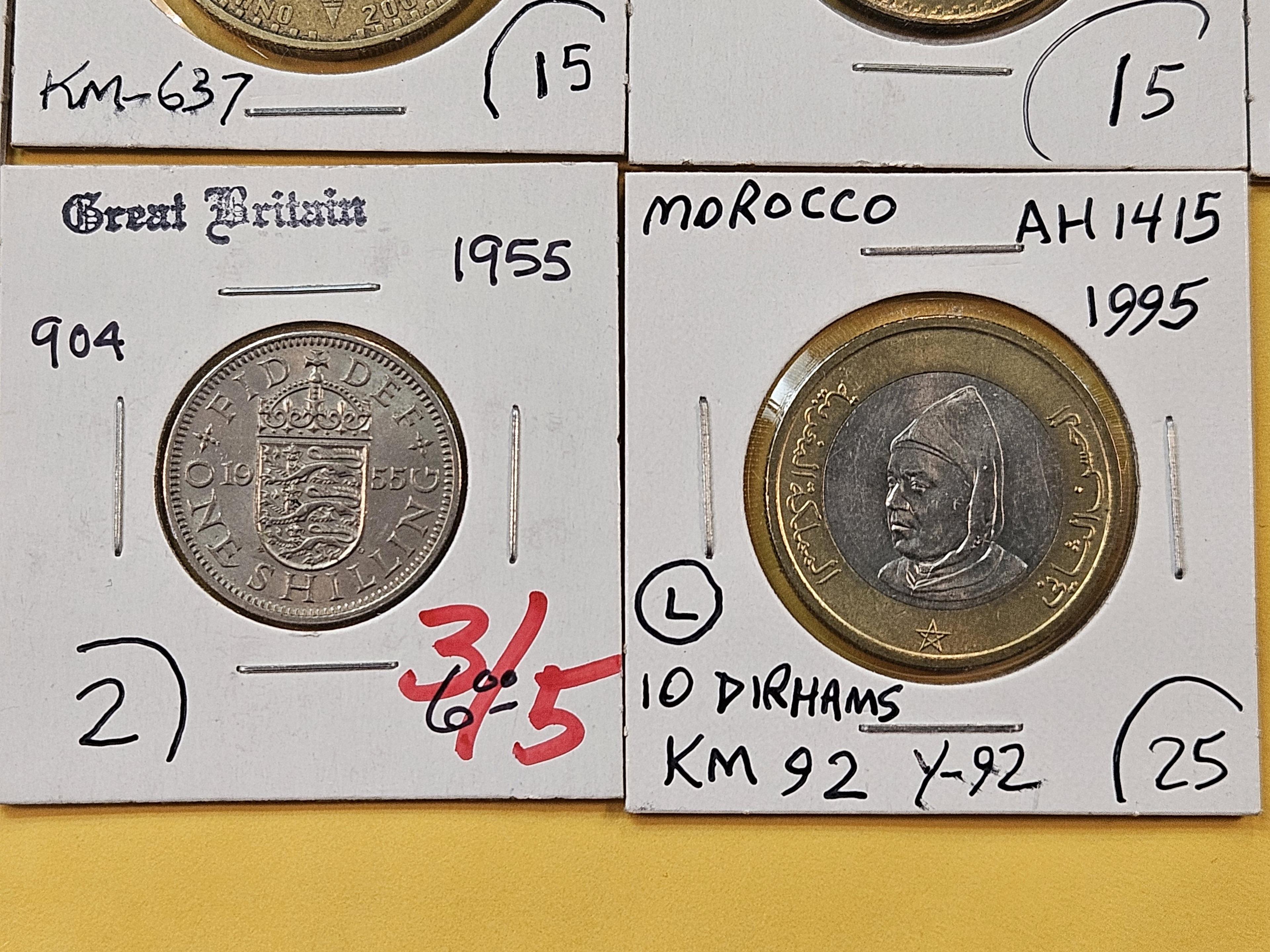 Ten Mixed World Coins