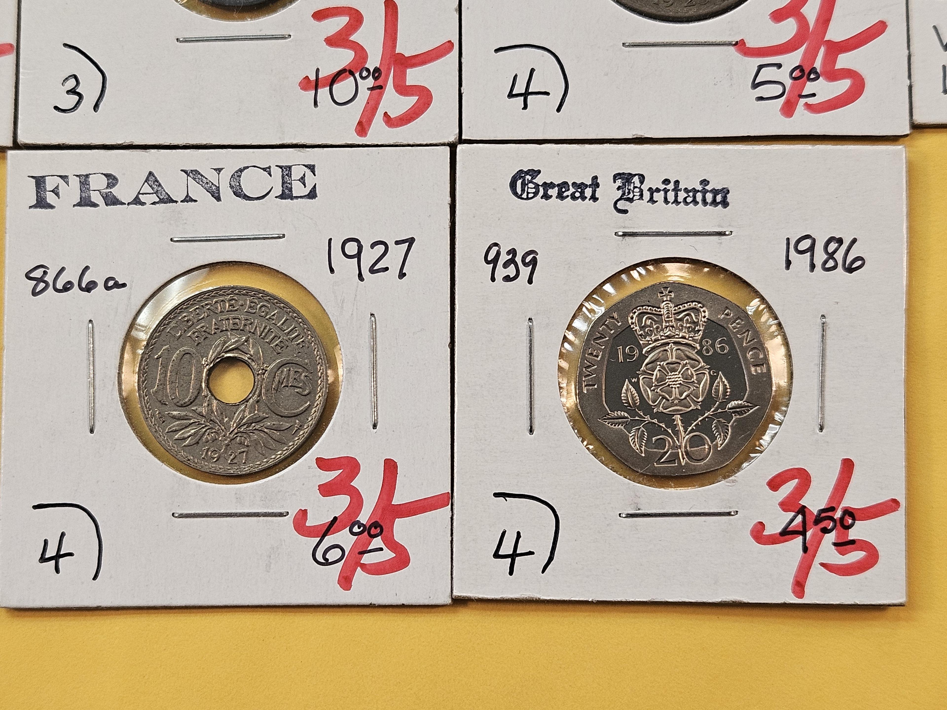 Ten Mixed World Coins