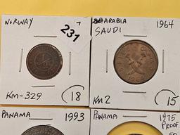Ten Mixed World Coins