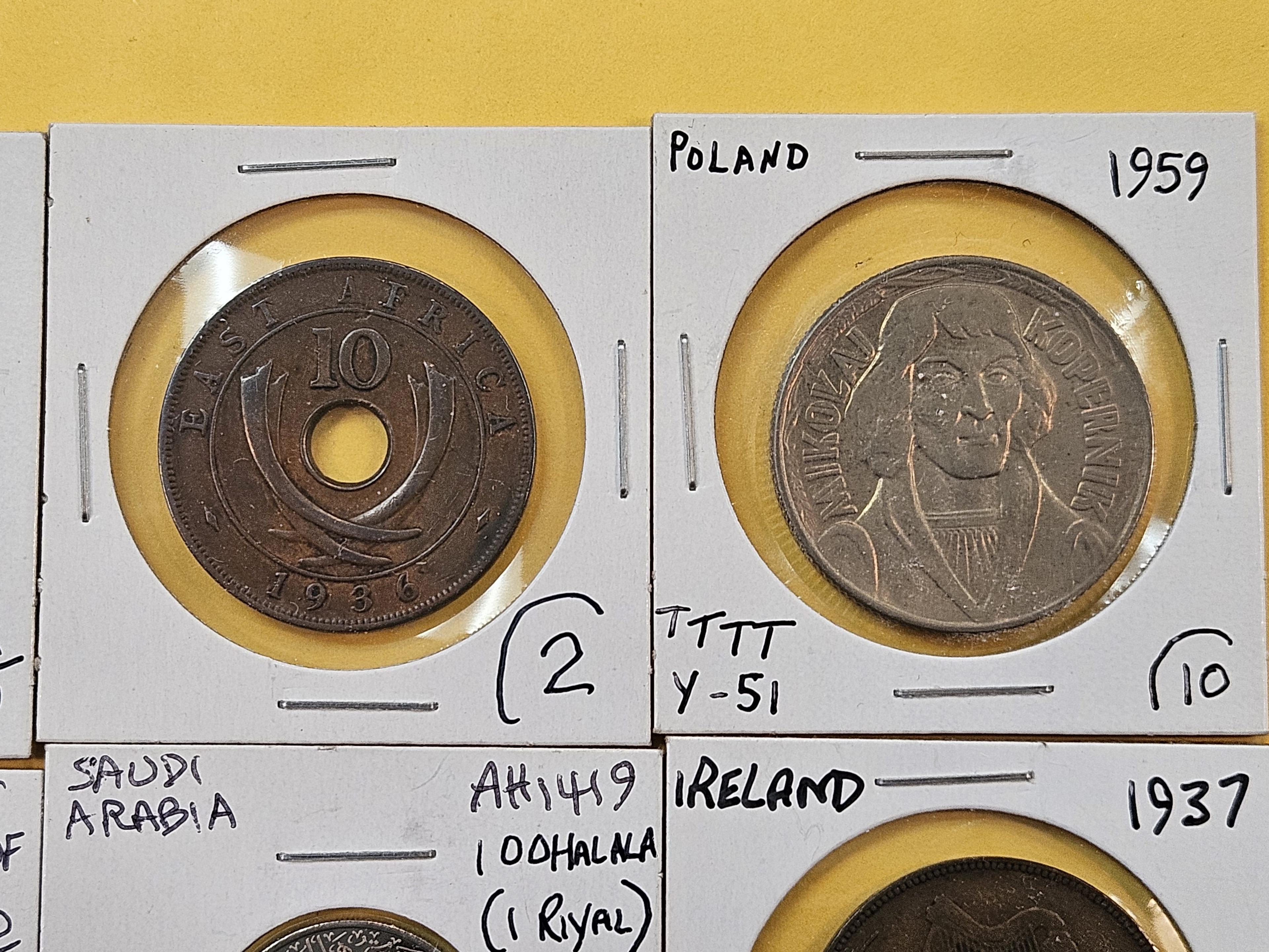 Ten Mixed World Coins