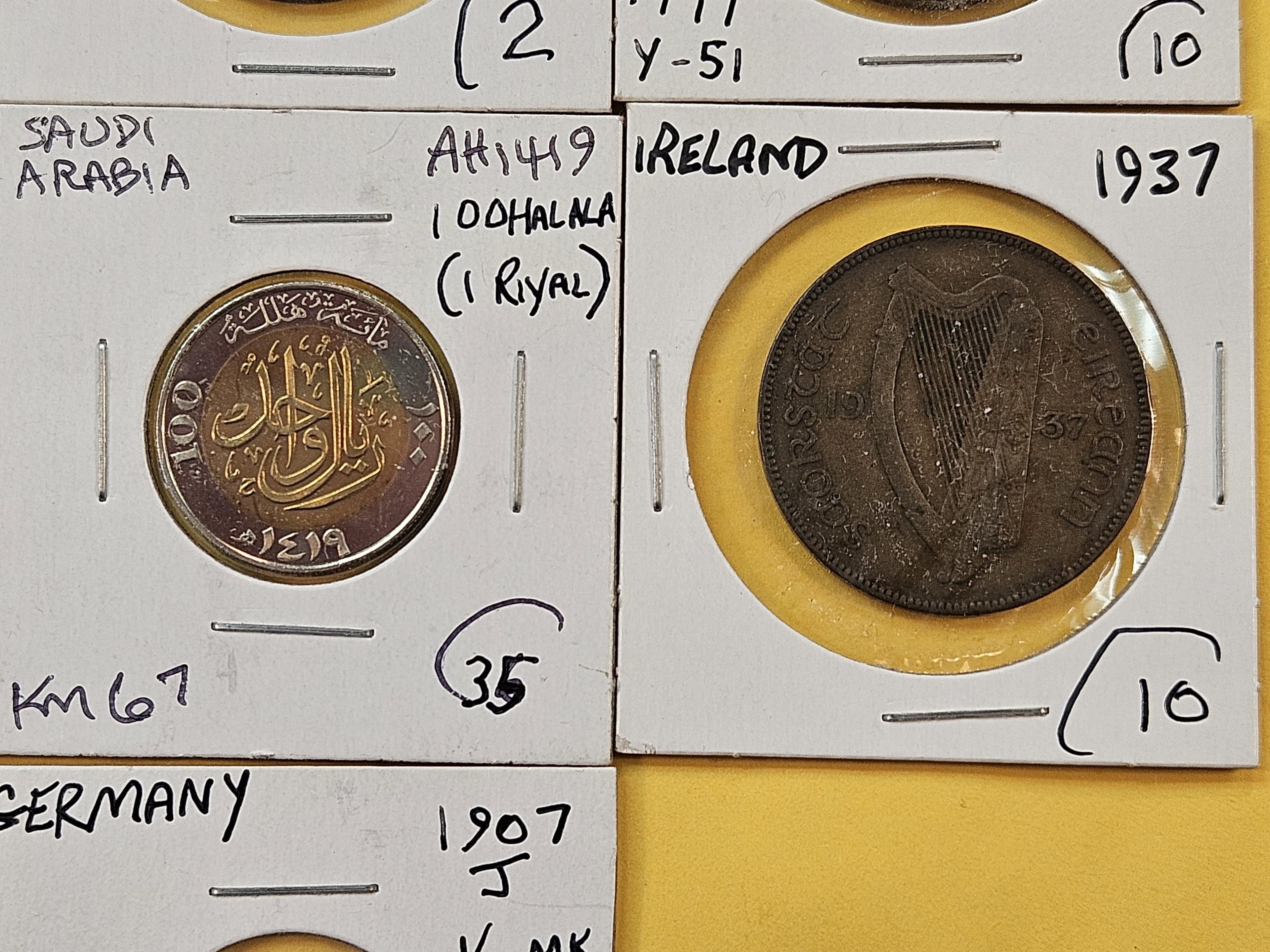 Ten Mixed World Coins