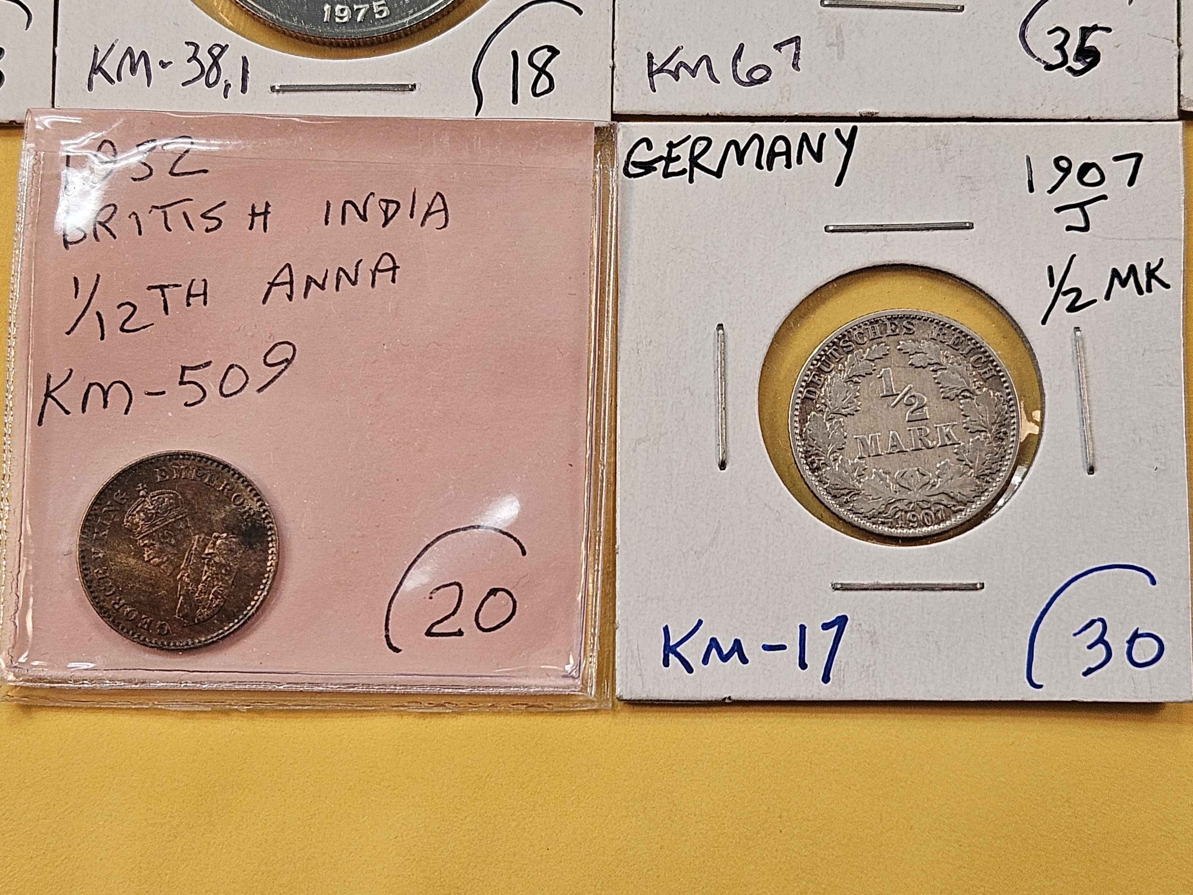 Ten Mixed World Coins