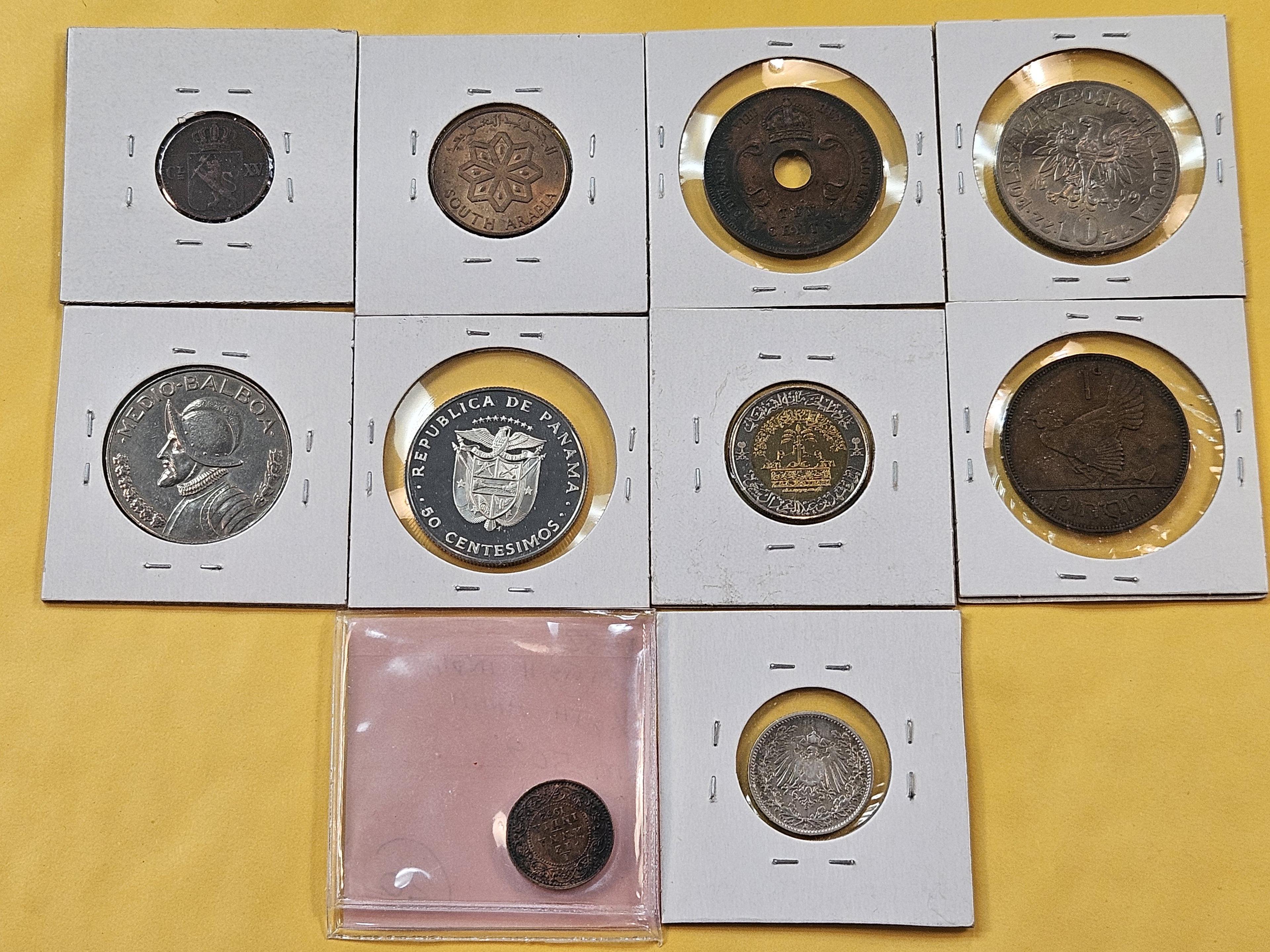 Ten Mixed World Coins