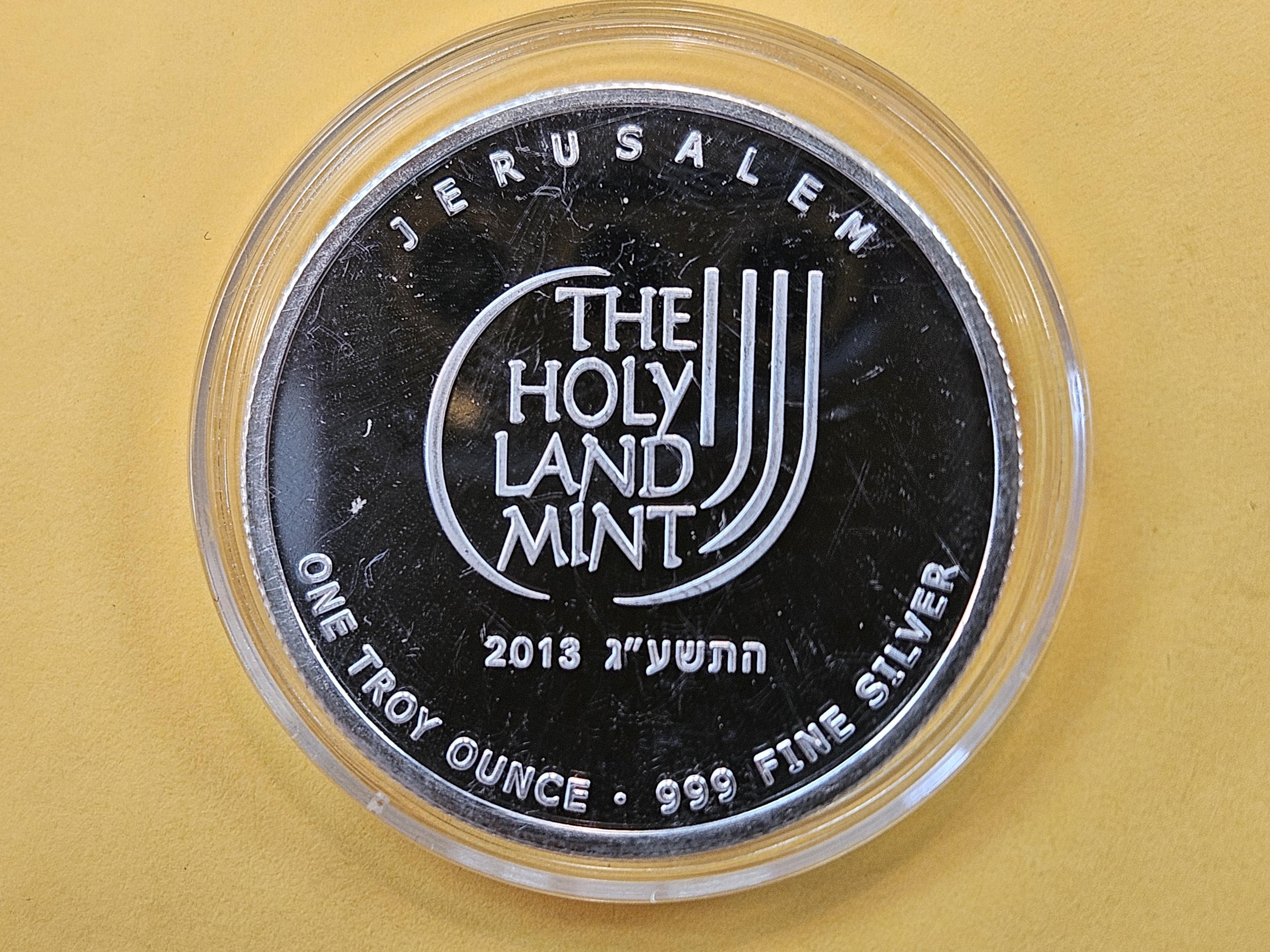 One Troy Ounce .999 fine Silver Proof Art Round