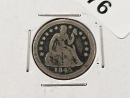Better Date 1845-O Silver Seated Liberty Dime