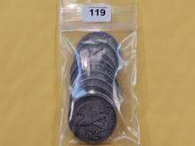 Ten Mixed Silver Half Dollars, Mostly Walkers