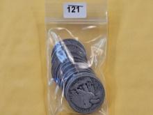 Ten Mixed Silver Half Dollars, Mostly Walkers