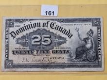 Series of 1900 Dominion of Canada Twenty-five Cent Fractional Note