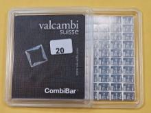 Valcambi Suisse One Hundred Gram .999 Fine Silver Bar