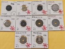 Ten Mixed World Coins