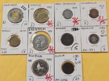 Ten Mixed World Coins
