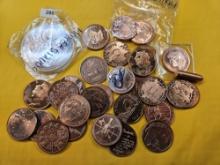 Thirty-Four Ounces of Copper art Rounds