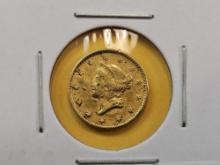 GOLD! 1853 Gold Dollar