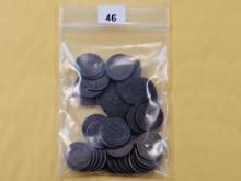 Fifty Mixed Date Indian Cents