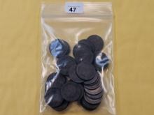 Fifty Mixed Date Indian Cents