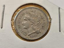 1866 Three Cent Nickel