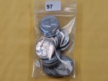 Bag of Twenty Washington Silver Quarters
