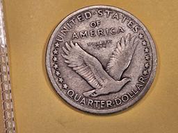 1917 Type 1 Standing Liberty Quarter