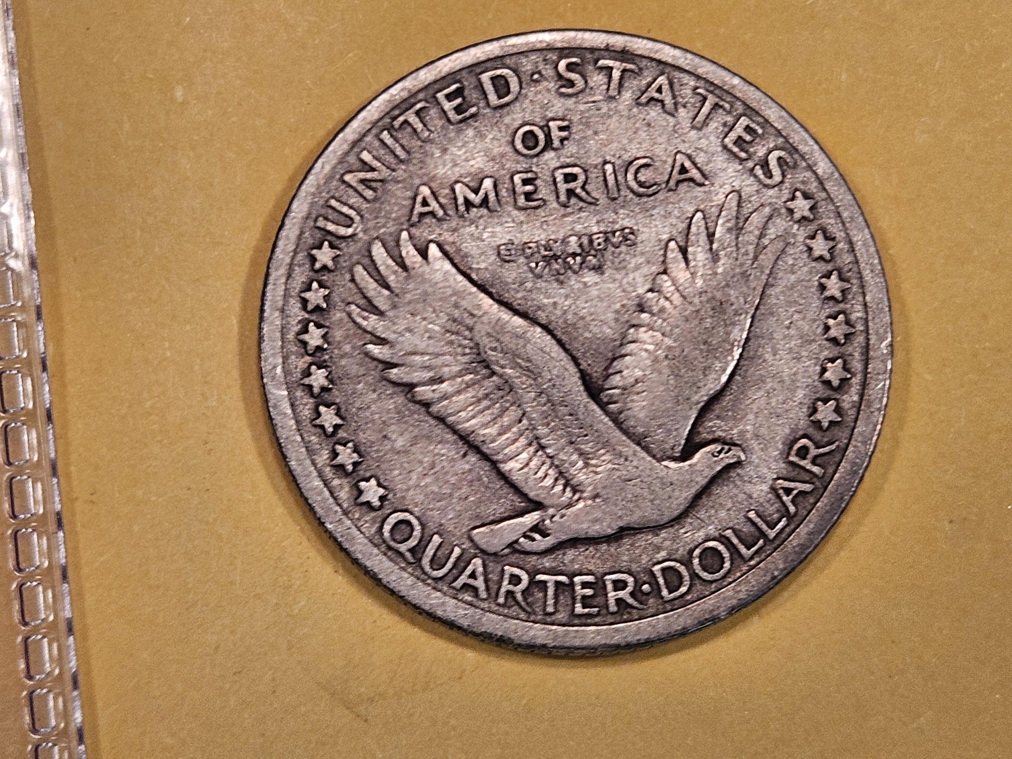 1917 Type 1 Standing Liberty Quarter