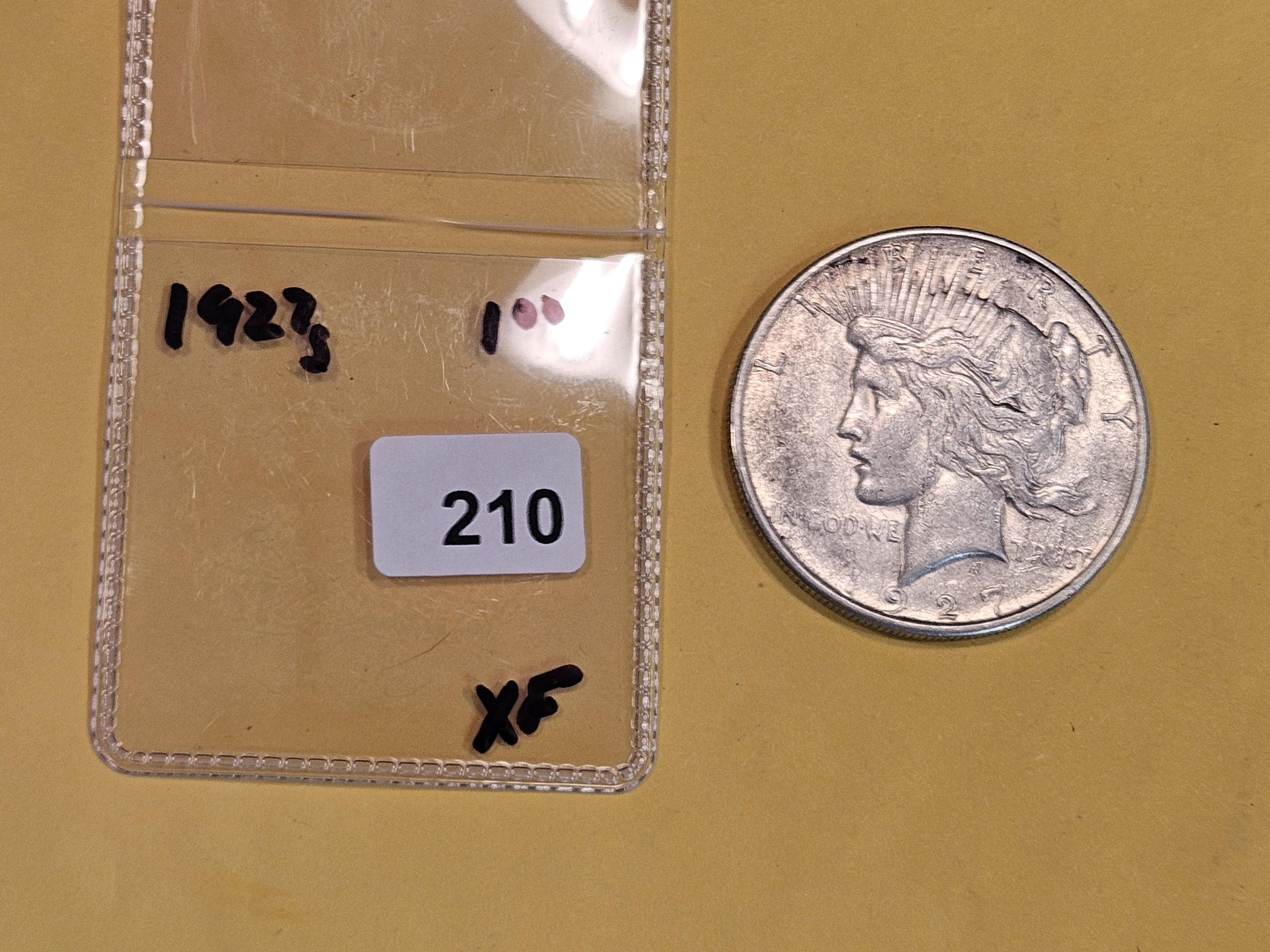 Better date 1927-S Peace Silver Dollar