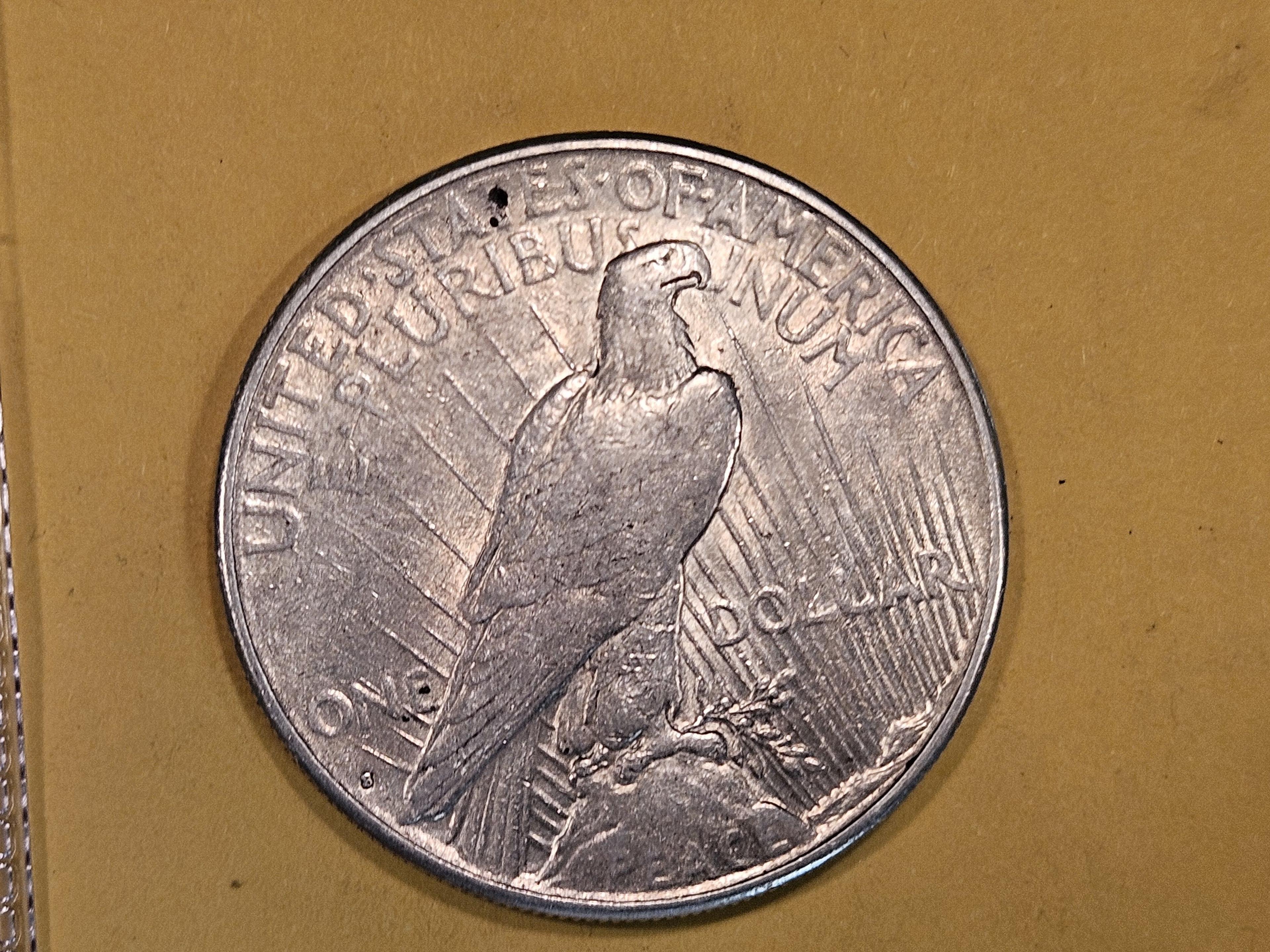 Better date 1927-S Peace Silver Dollar