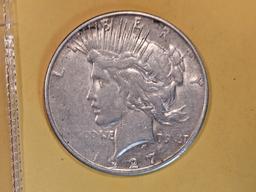 Better date 1927-S Peace Silver Dollar